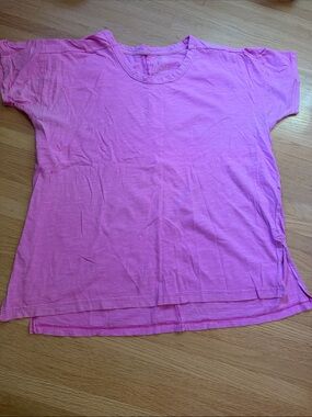 Pilcro Short Sleeve Tee in Pink